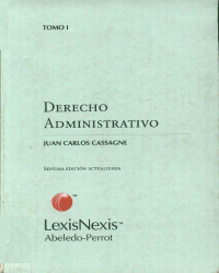 Image of DERECHO ADMINISTRATIVO TOMO I