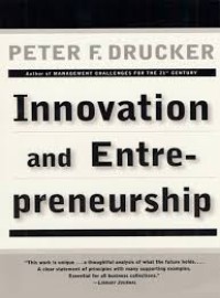 Image of Innovation and entrepreneurship : practice and principles