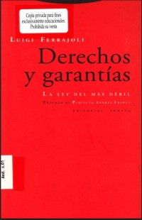 Image of Derechos y garantías : la ley del más débil
