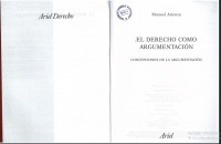 Image of El derecho como argumentación : concepciones de la argumentación