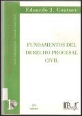 Fundamentos del derecho procesal civil