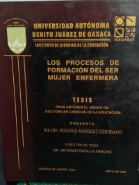 Image of Los procesos de formación del ser mujer enfermera
